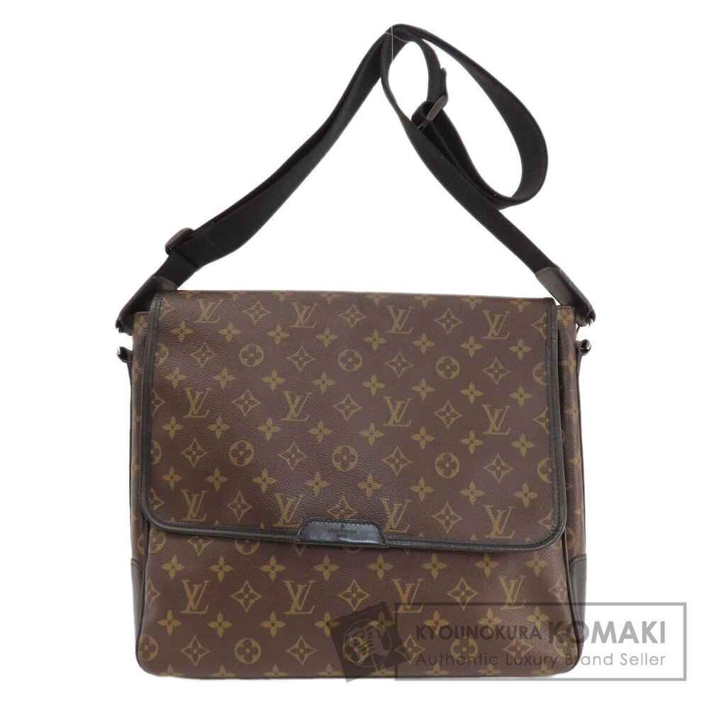 Louis Vuitton Macassar Brown Bass Monogram Shoulder Bag Canvas